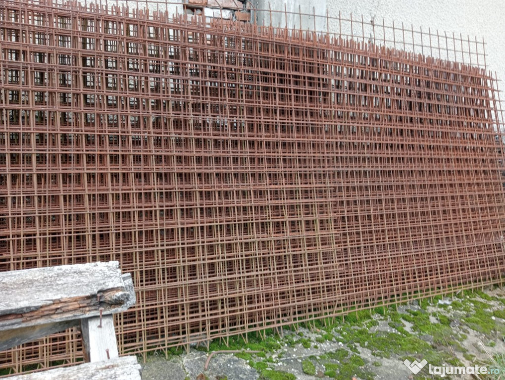 Vând Plasă Sudată pentru Placă – Fi 8, 2 m x 6 m