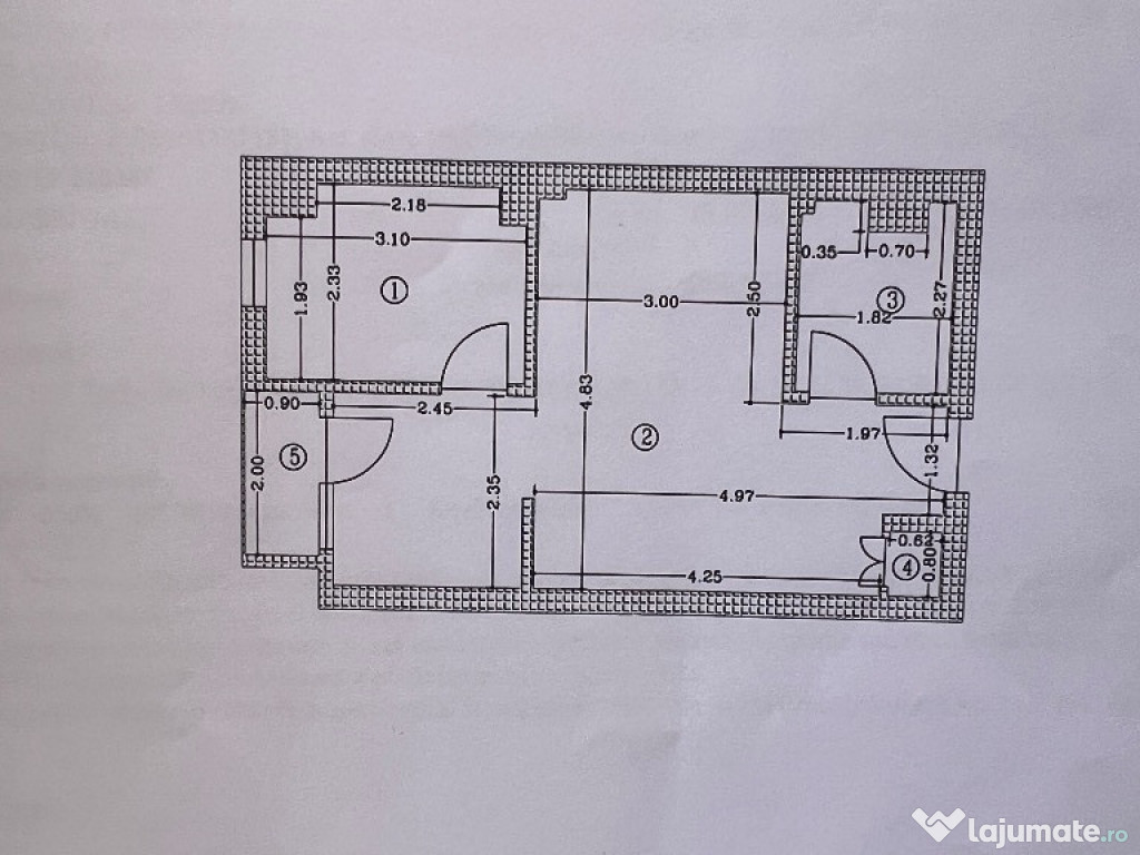 Apartament 1 camera,complet mobilat,utilat,priveliște panoramica,1 Mai