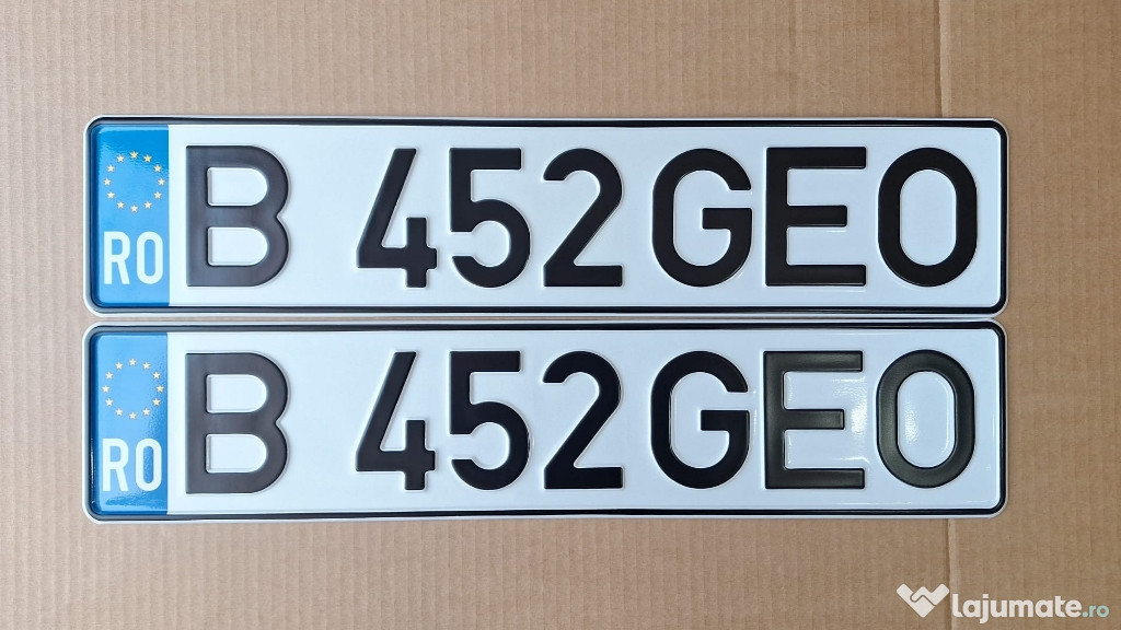 Numere auto ornamentale