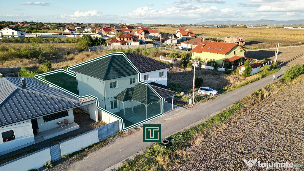 Jumătate de duplex nou cu 4 camere in Vladimirescu
