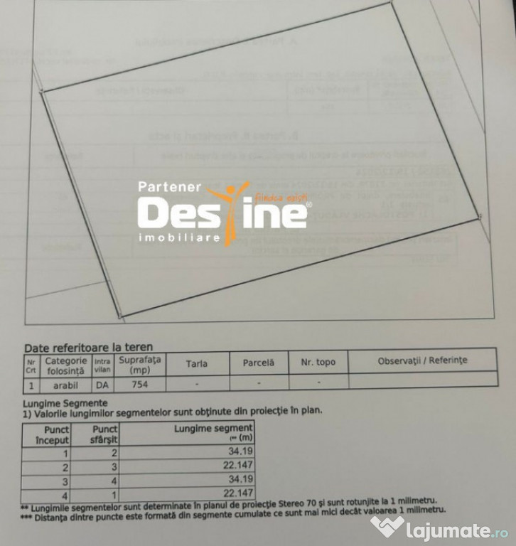 Valea Ursului, teren 754 mp, 59.900EURO