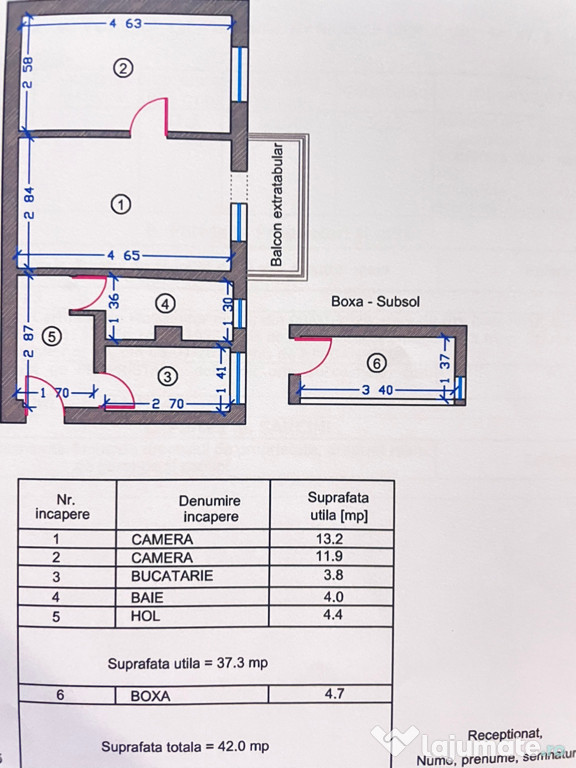 Apartament 2 camere , semidecomandat , parter ,Constanța