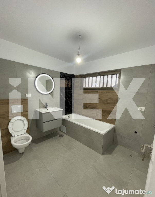 Apartamente 2 camere finalizate, cu grădină și parcare in