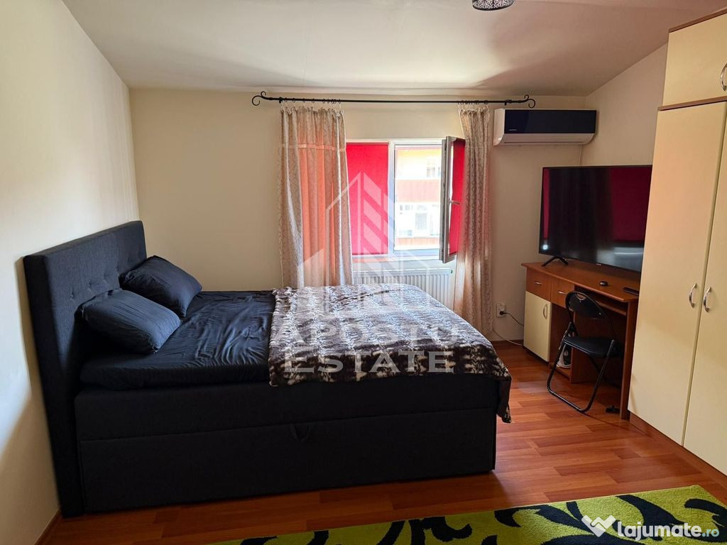 Apartament cu camera in zona Sagului, centrala termica si AC