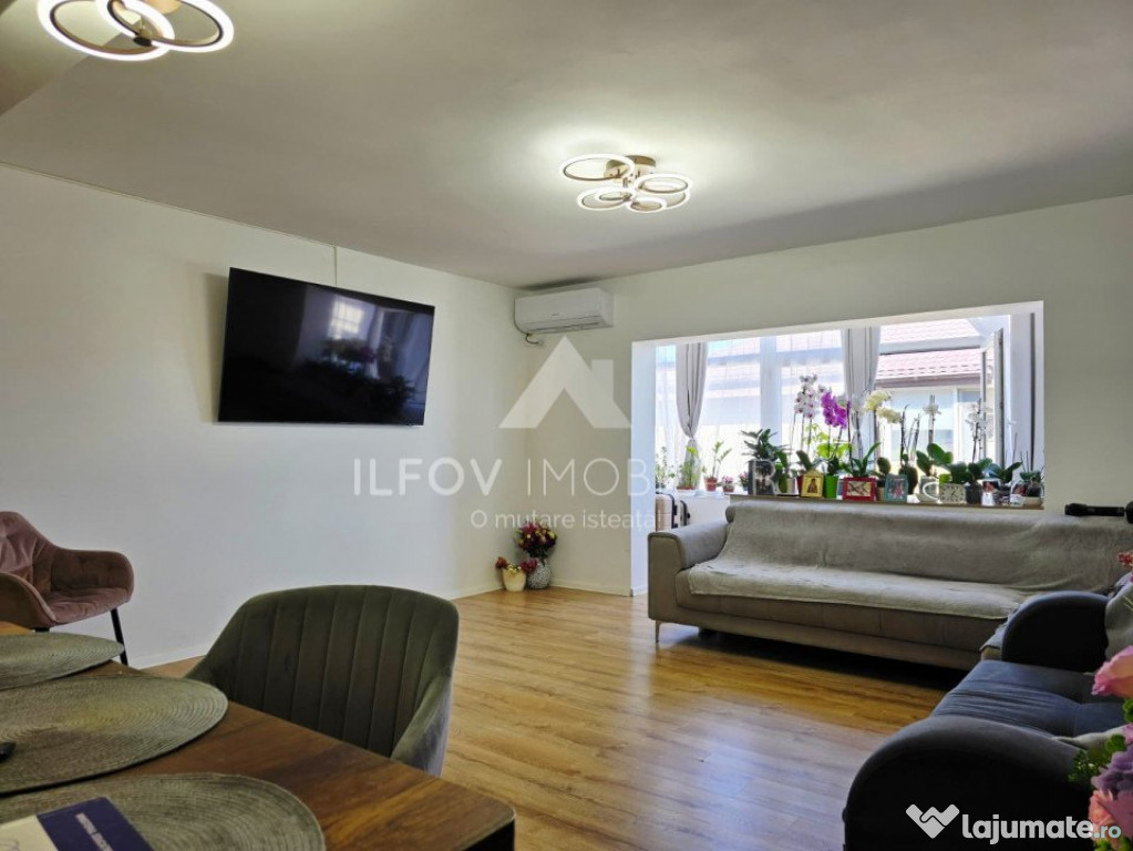 Apartament 3 camere Otopeni 90.mp, ultracentral, renovat, ce