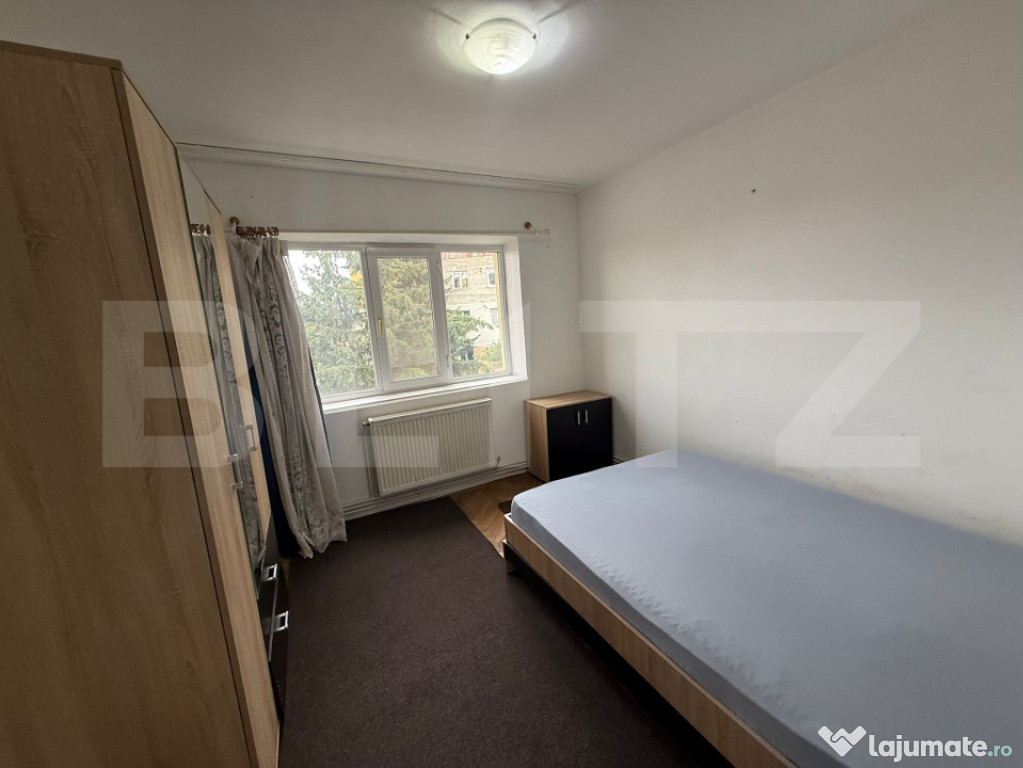 Apartament 2 camere mobilat și utilat, zonă liniștită cu
