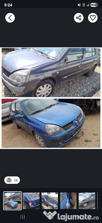 Dezmembrez Renault Clio 1.4i 1.5dci