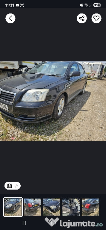 Dezmembrez Toyota Avensis