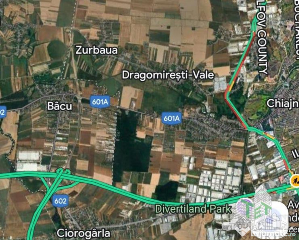 Teren 428mp ideal pentru casa in Dragomiresti-Vale