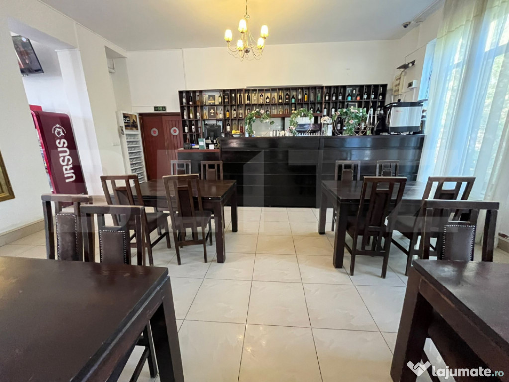 Spațiu restaurant , evenimente, club si cazare, complet e