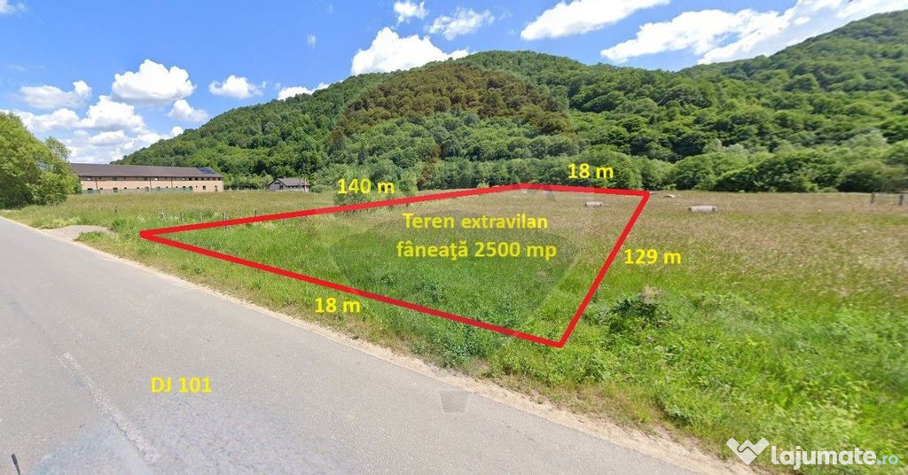 Teren extravilan, 2500 mp, Râşnov, Glăjărie