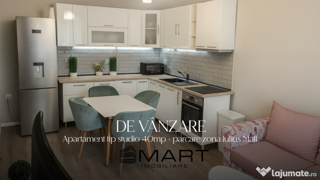Apartament 2 camere, parcare, zona Iulius Mall