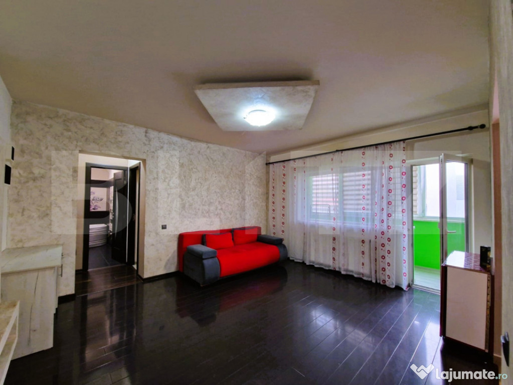 Apartament 2 camere, 55mp + balcon, zona Penny