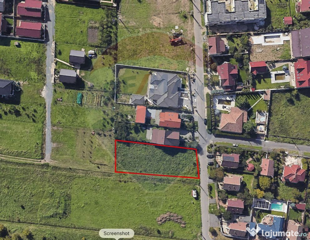 Teren 1,504 m², 25 ml fs - Strada Randunicii