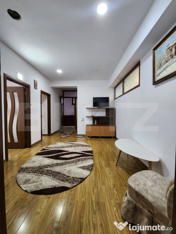 Apartament de inchiriat, 74mp, demisol, zona Trenul Pierdut