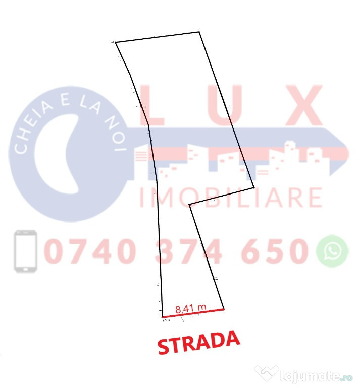 ID 7875 Teren pentru casa ta - 544 mp