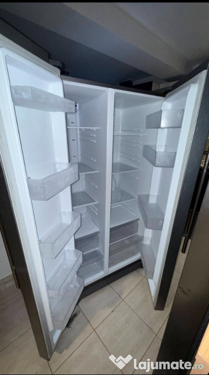 Side by side Samsung RS57K4000SA/EF, 569 l, Clasa A+, H 178.9, Grafit