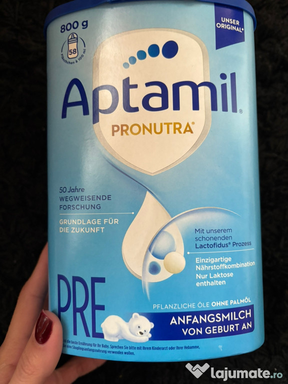 Lapte praf aptamil pronutra pre