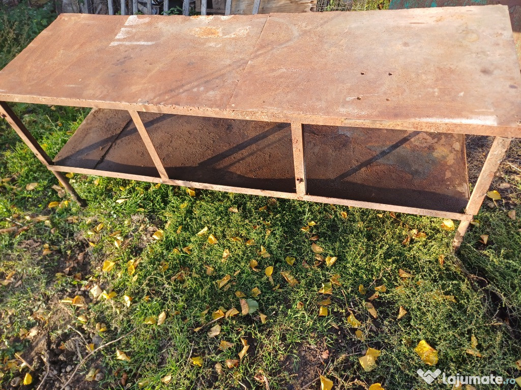 Masa metalica ( banc) pt lucru