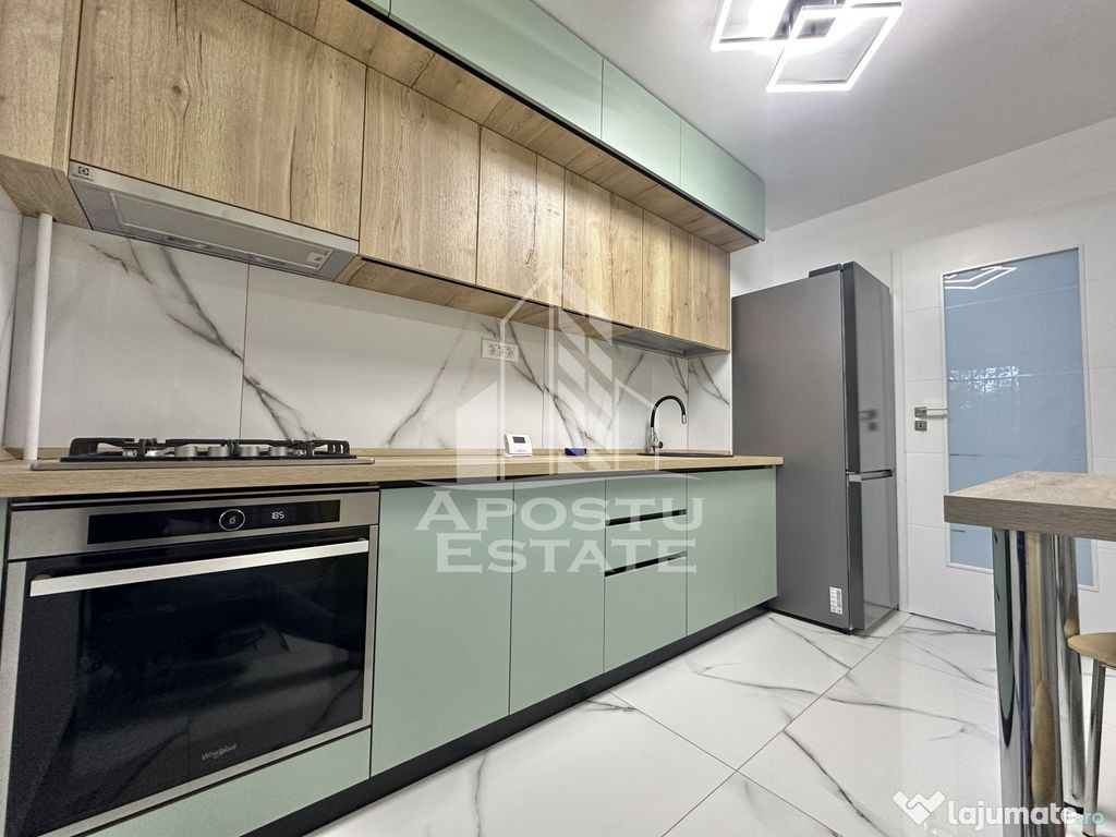 Apartament cu 3 camere decomandat, la perter in zona Giro...