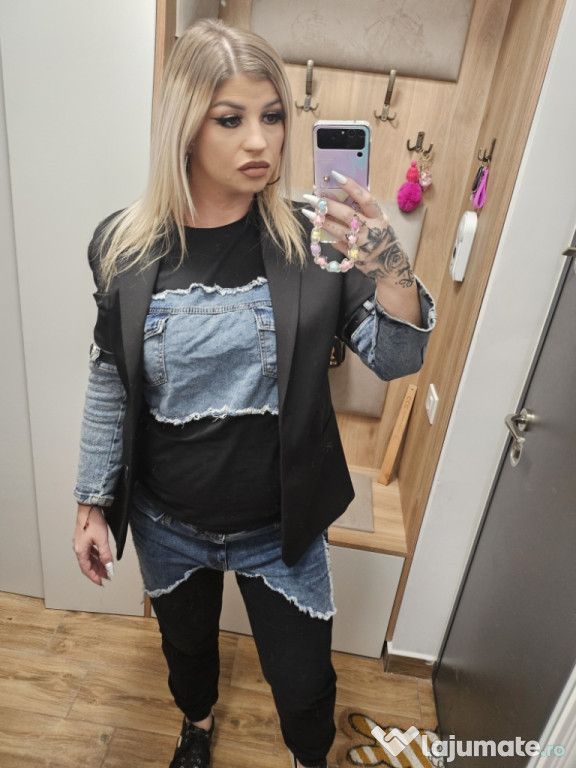 Set denim 3 piese