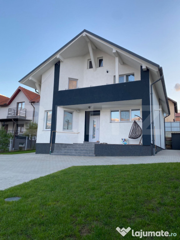 Locuinta moderna complet utilata, 4 dormitoare si 500mp curt