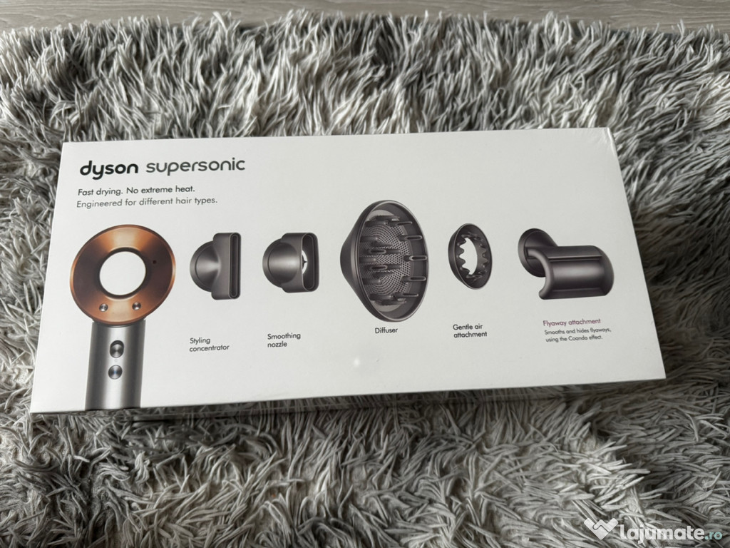 Uscator de par Dyson Supersonic (Cupru/Nickel) SIGILAT