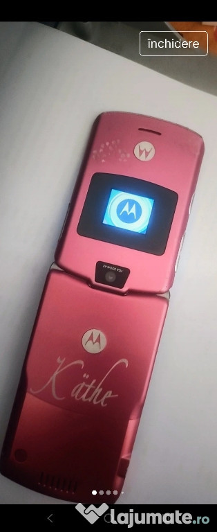 Motorola RAZR V3 Pink+charger ( decodat)