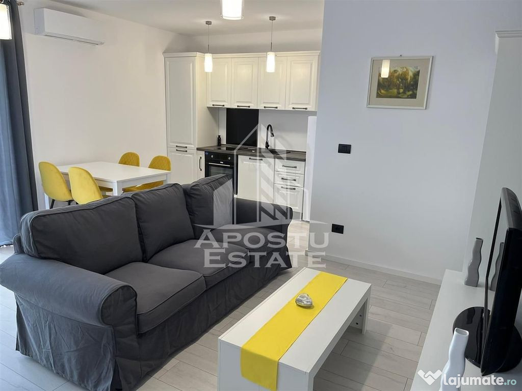 Apartament cu 3 camere,open space, centrala proprie, Ghiroda