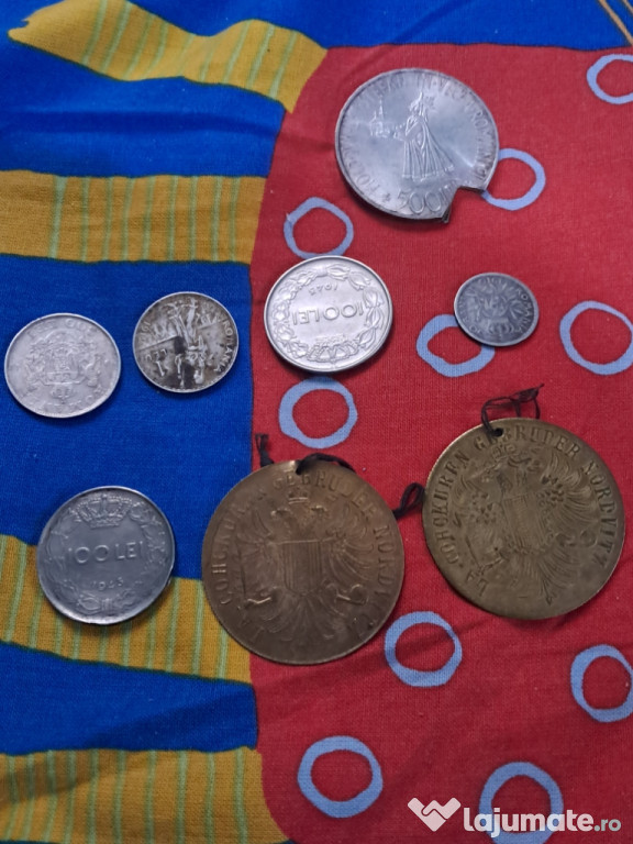 COLECTIE DE MONEDE ROMANESTI,CROATE,EURO,NORDVITZ(VAL.NUMISMATICA)