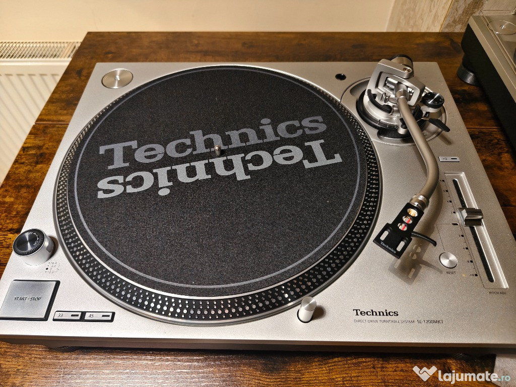 Platane Technics SL 1200 MK7 + JICO J44A 7 DJ IMP Stylus + Cabluri