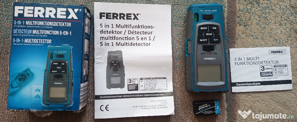 Detector multifunctional FERREX 5-in-1 laser