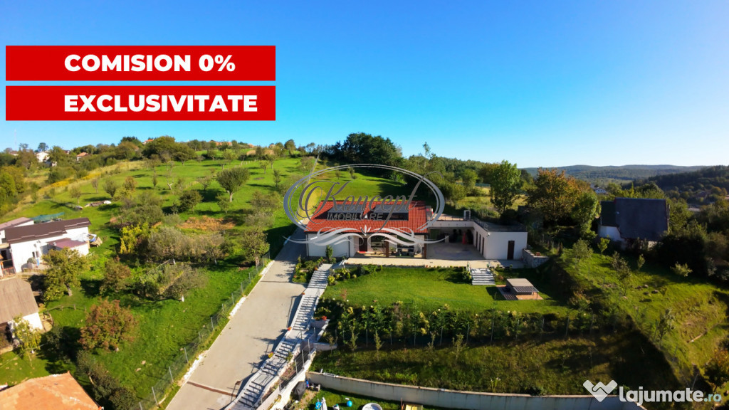 Casa unicat cu panorama si teren generos in Feleac