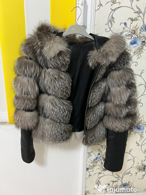 Haină de blană naturală