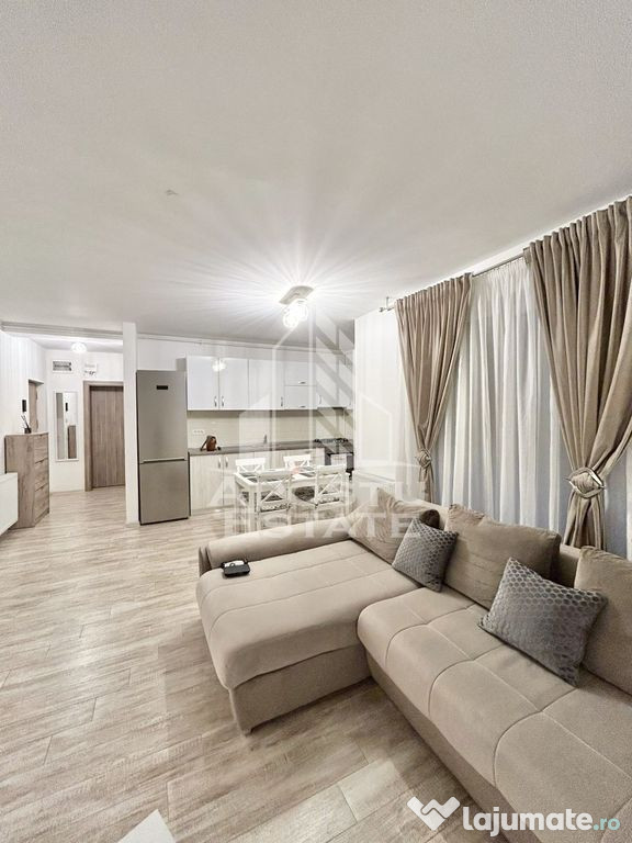 Apartament cu 2 camere complet mobilat si utilat, la part...