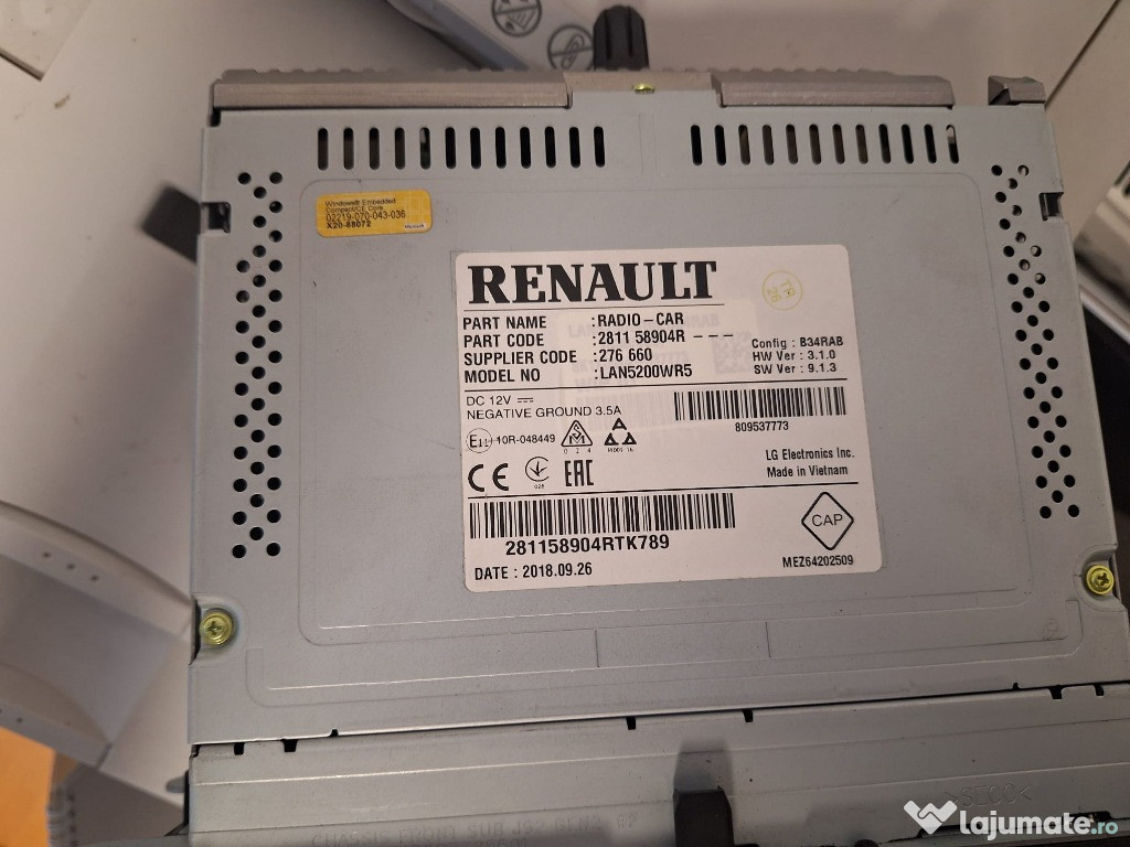 Navigatie logan 2 originala renault