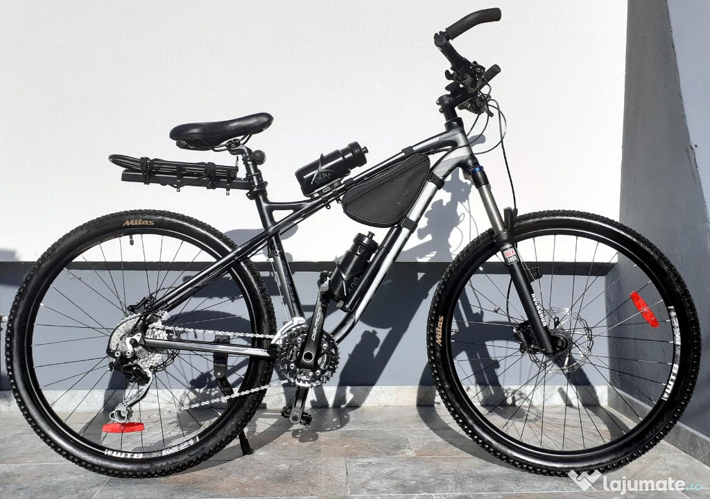Bicicleta MTB Mountain Bike Devron, Magic Black, 45.7, M, Jante 27,5"