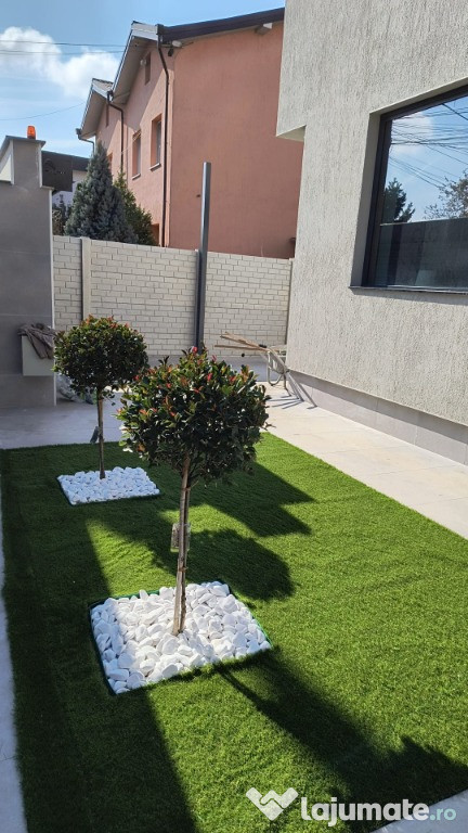 Amenajare Gradina cu Gazon Sintetic