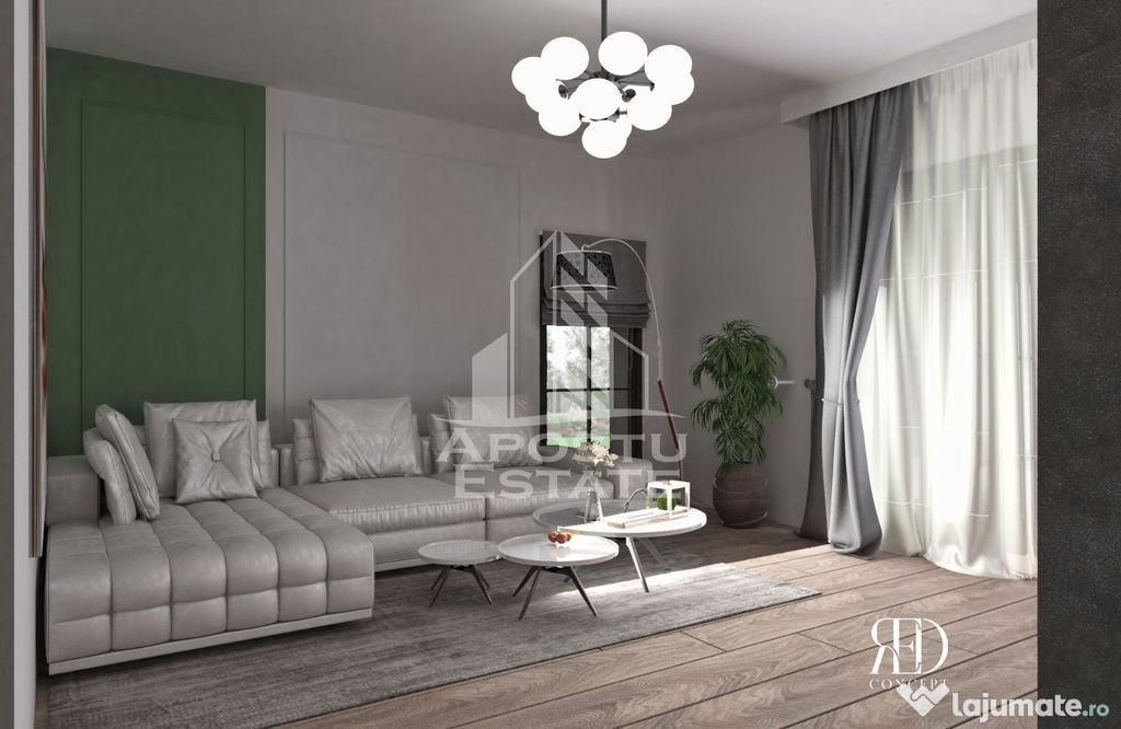 Casa individuala la rosu, teren 700mp, Giarmata