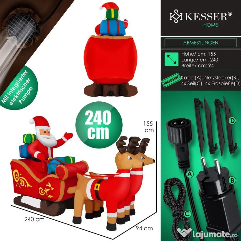 Figurina gonflbila mos si 2 reni