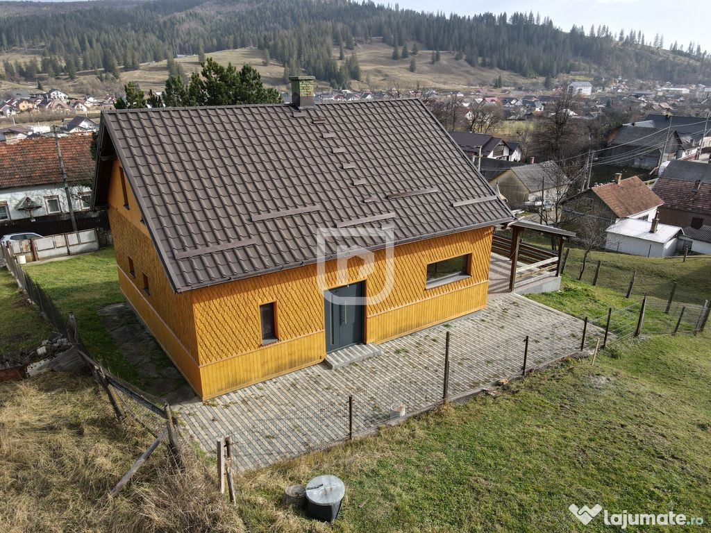 Casa din barne cu 3 dormitoare si pardoseala Gura Humorului
