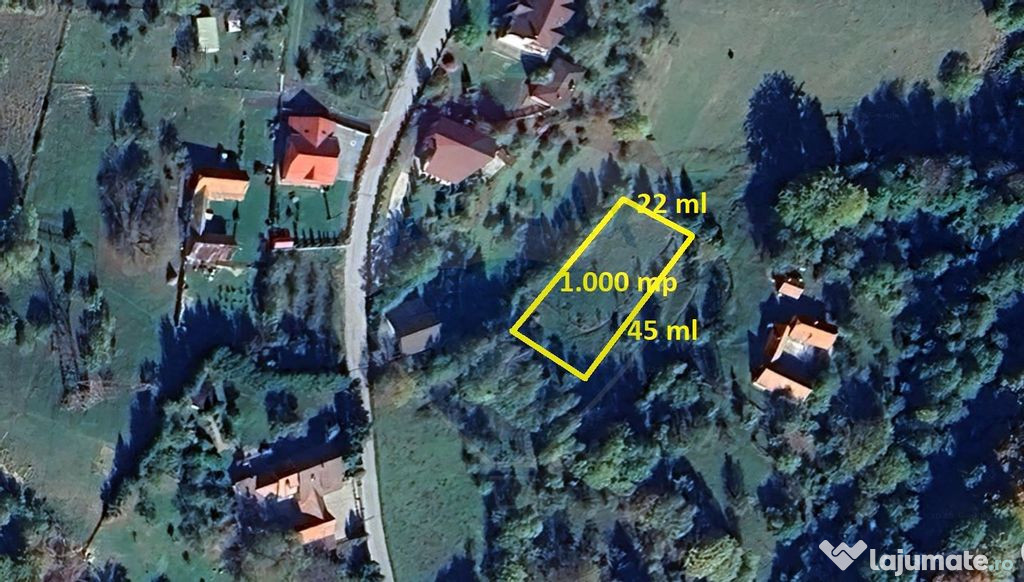 Teren de Vis în Bran – 1000mp Plat, Liniște Absolută...