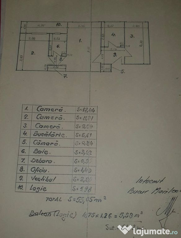 Apartament 3 camere metrou Titan parc IOR