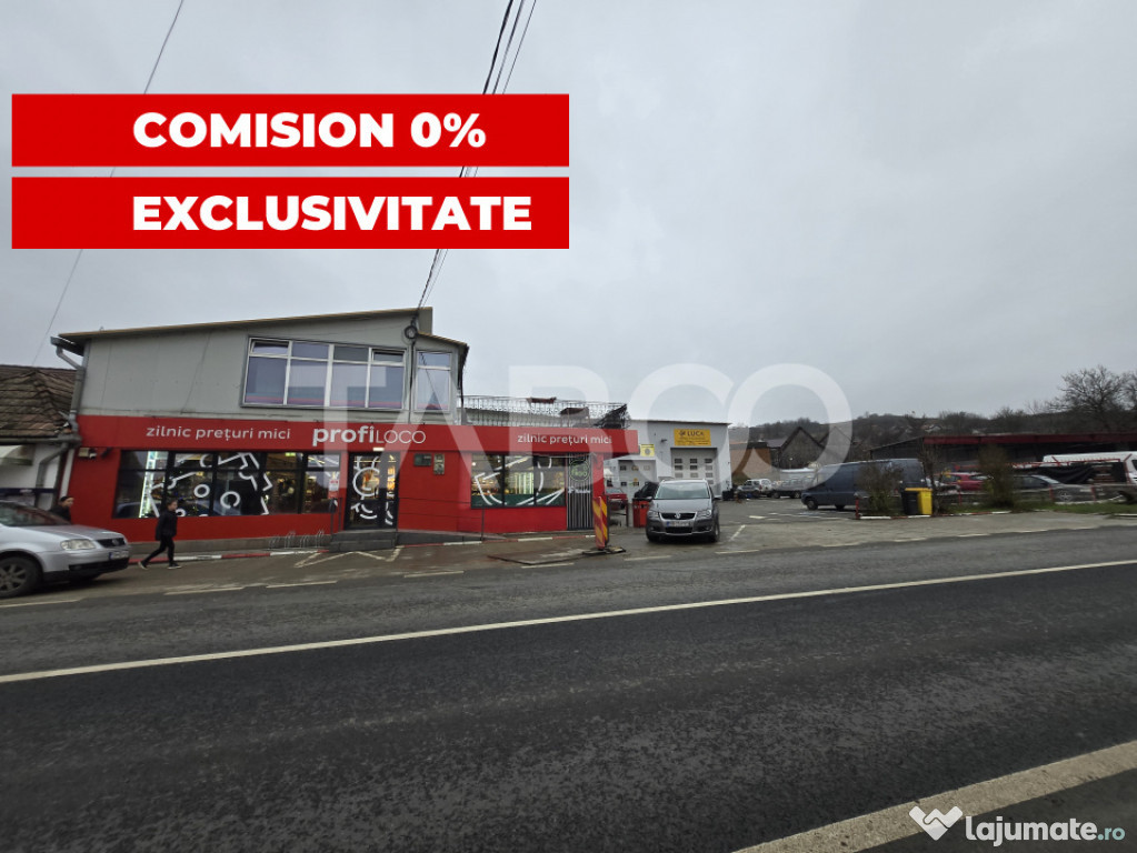 Comision 0 Spatiu comercial 100mp pretabil alimentatie publi