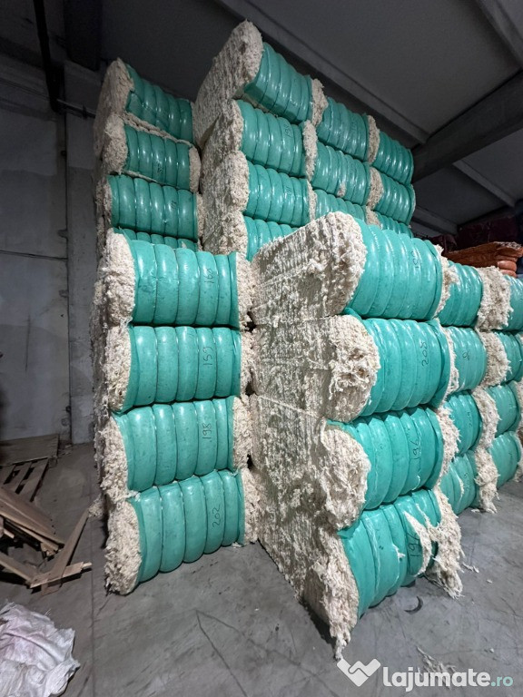 Lana alba spalata pentru perne / pilote / umplutura