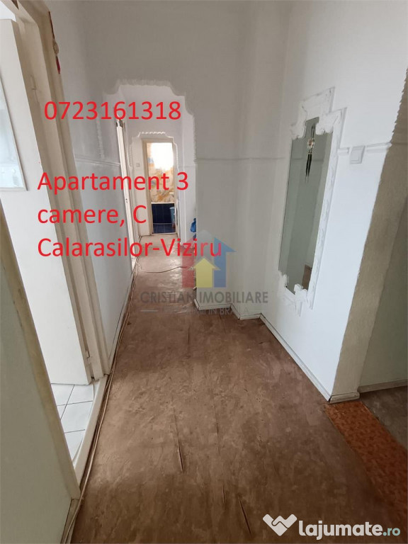 3 camere, confort 1 decomandat, 64 mp, Viziru 3