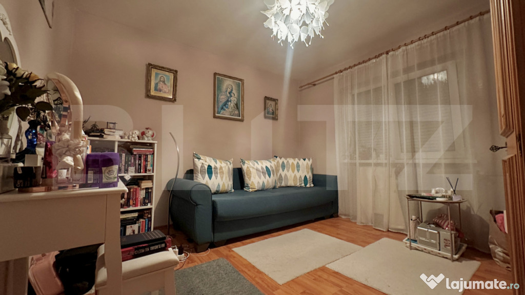 Apartament PB 2 camere, mobilat și utilat, etaj 1, parcare