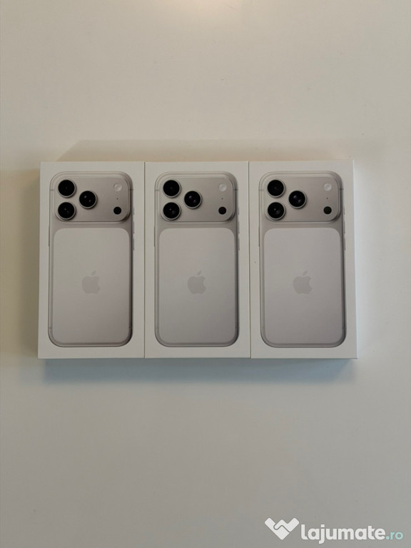 IPhone 17 Pro 256&512GB Silver Nou!
