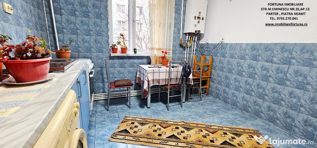 Apartament 1 camera,parter,boxa+spatiu depozitare,zona Scoala nr.2