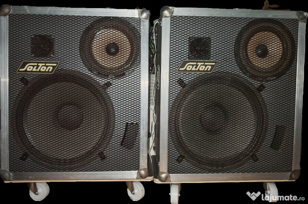 Vand 2 superbe boxe Solton pasive de 150 W si 8 ohmi
